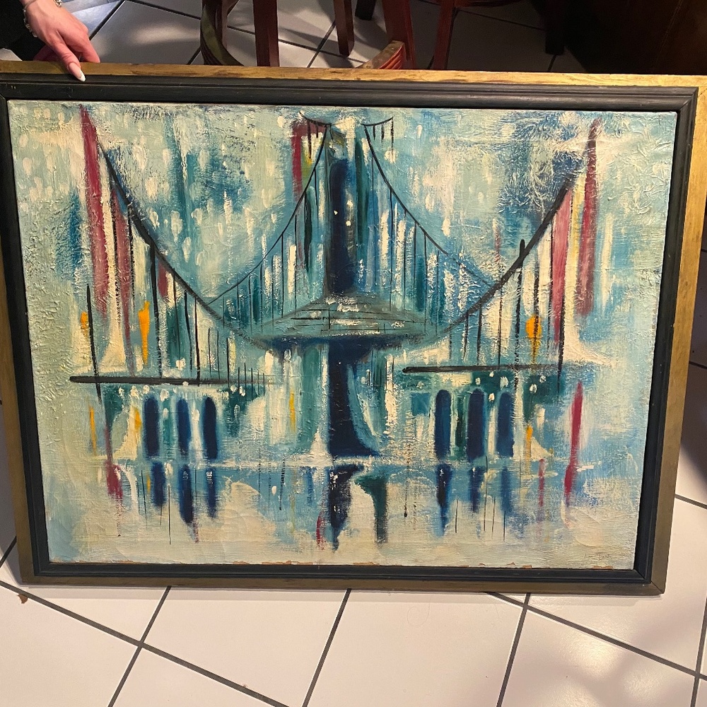 Professional painting bridge chic retro